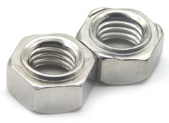 DIN 929, A2 Stainless Steel Hex Weld Nut